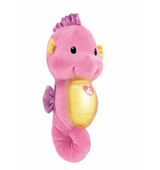 费雪（Fisher Price）益智玩具声光安抚海马DGH83-粉色