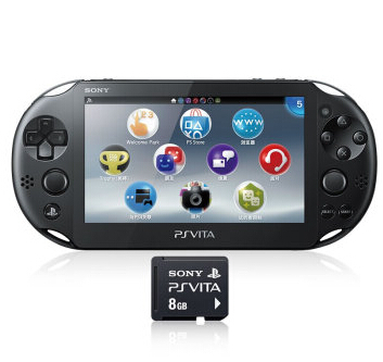索尼（SONY）PlayStation Vita 黑色掌机（附赠8G记忆卡）