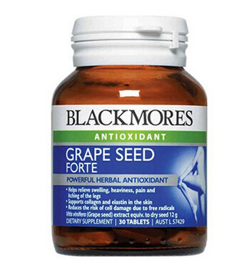 澳洲进口保健品Blackmores 抗氧化美容葡萄籽30粒