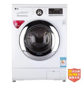 LG WD-T14410DL 8公斤直驱DD变频滚筒 静心系列洗衣机 智能手洗模式（白色）