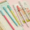 小马百货 韩国文具 6支盒装星空中性笔 创意签字笔 套装水笔六色