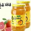 韩国进口kj国际蜂蜜柚子茶560g/瓶冲调饮料花果茶
