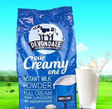 澳洲进口德运全脂奶粉 成人冲调奶粉1kg