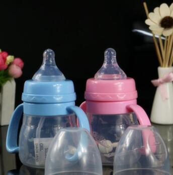 宽口径防摔全硅胶奶瓶 240ml新生婴儿硅胶奶瓶
