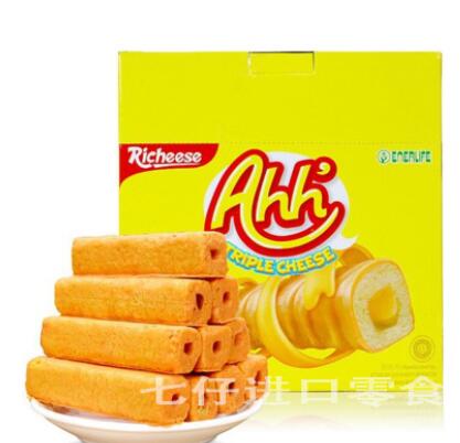 印尼纳宝帝奶酪玉米棒进口零食饼干糕点年货160g*12盒/箱进口食品