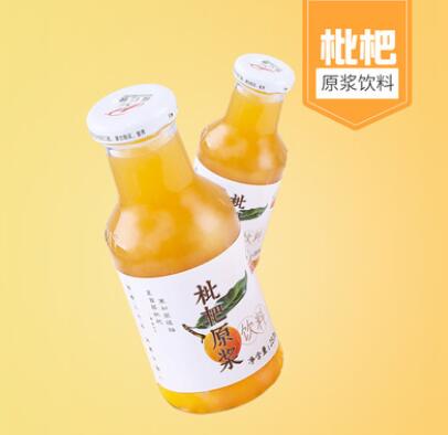 枇杷汁福仁缘250mlx6玻璃瓶装浓缩果汁饮料营养健康饮品