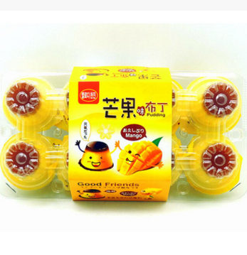 韩国进口 美乐津果冻432g 鸡蛋牛奶芒果香蕉 进口果冻布丁