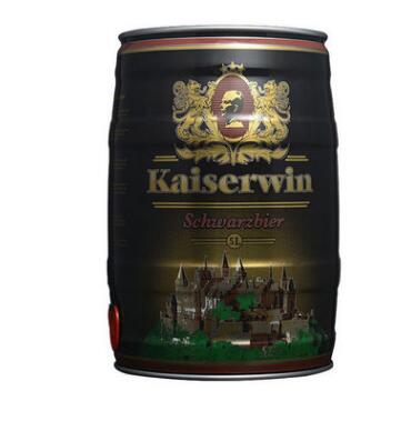 德国原装凯撒黑啤酒5L桶装