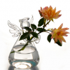 纯手工天使花瓶 创意花器插花器皿 家居水培容器玻璃工艺品