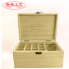 厂家直销19格精油木盒包装盒精油盒子收纳盒定做木质精油盒