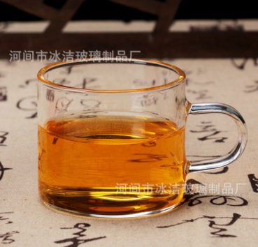 批发加厚玻璃品茗杯咖啡杯花茶单层杯功夫茶具小号品茶杯120ml
