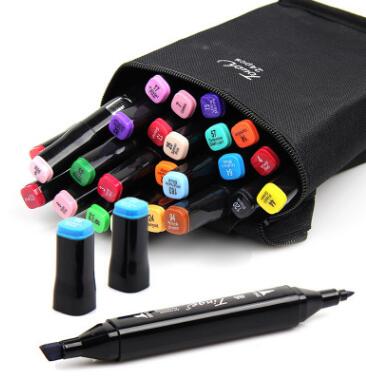 秀普油性笔双头马克笔Touch 5代酒精性套装美术设计手绘涂鸦批发