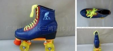 溜冰场花皮双排溜冰鞋S238A型，轮滑鞋，旱冰鞋