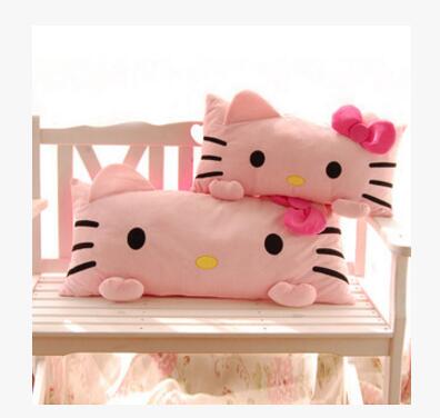 凯蒂猫公仔卡通情侣双人枕单人枕头毛绒玩具靠垫抱枕床靠枕 学生