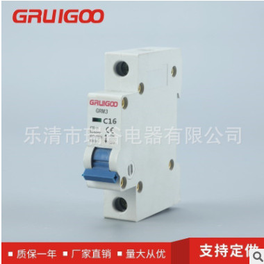 长期供应 小型断路器 塑料外壳式漏电开关 GRM3断路器
