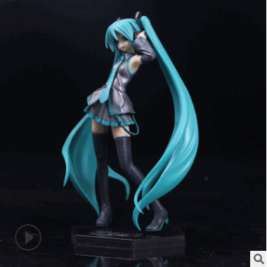 米芬工艺 初音未来手办 校服初音 睁眼 盒装动漫手办周边模型