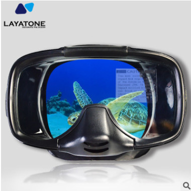 LAYATONE新款成人浮潜面镜 硅胶潜水镜 浮潜三宝装备用品现货批发