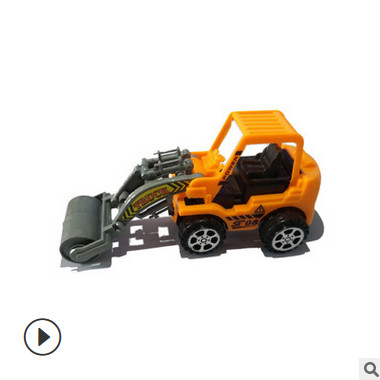 厂家直销 赠品玩具小车挖掘机塑料工程车系列儿童1元礼物跨境新品