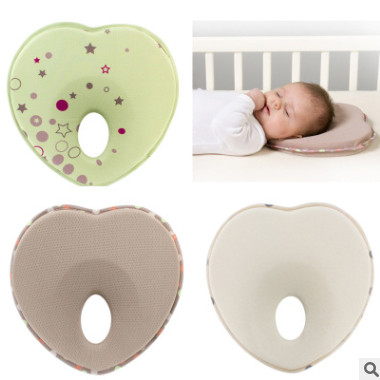 JJOVCE新生儿心形定型枕头婴儿塑形枕头宝宝防偏头枕头