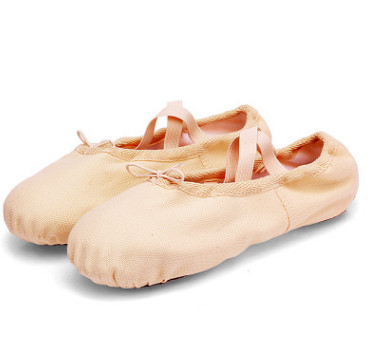 成人形体帆布猫爪鞋 专业芭蕾舞鞋 练功鞋 舞蹈鞋 软底 女跳舞鞋