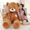 泰迪熊可爱1.6米抱抱熊布娃娃女孩睡觉抱公仔毛绒玩具大熊送女友