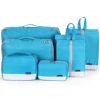 旅行收纳包套装 多功能行李箱收纳包袋7件套套装批发糖果色收纳包