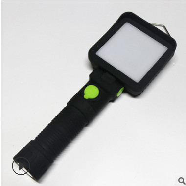 手持便携可折叠cob户外灯 USB充电汽车检修灯led灯 手提太阳能灯