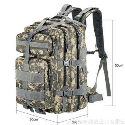 现货45L升级版3P战术背包运动户外军迷登山包野营尼龙迷彩背包