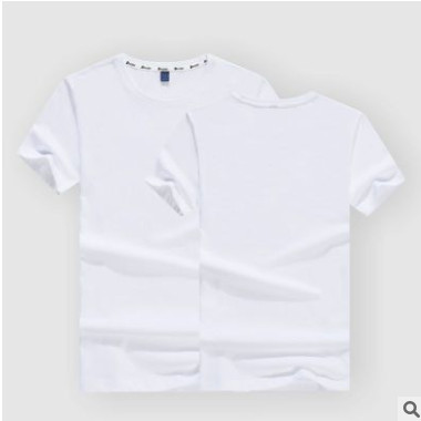 802#夏季莫代尔空白t恤热升华广告衫批发 超柔圆领短袖文化衫