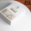 （节日礼品）物超所值烫黑金印刷特种纸天地盖高档白茶圆形茶叶盒