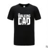 夏季新款速卖通WIHS亚马逊外贸货袖The Walking Dad字母印花T恤
