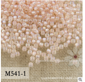 DIY古风发簪配件，婚纱辅料日本进口特种幻彩染芯系列米珠