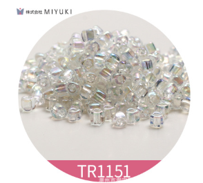 MIYUKI御幸玻璃珠 TR1151#三角珠 2.5mm 3.0mm 4.5mm三角幻彩珠