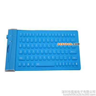 工厂供应84键笔记本电脑台式电脑通用硅胶软键盘
