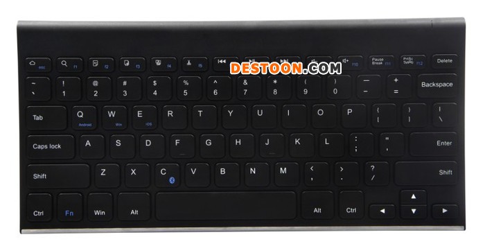 全尺寸蓝牙键盘配用安卓/苹果/Windows平板/智能手机/笔记本电脑/台式机