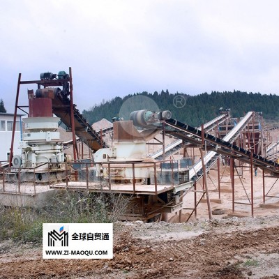 石材废料加工机制砂 矿石打砂机  每小时产量100吨的青石打沙子机器