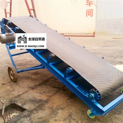 工厂水泥装车皮带传送机 价格低材质耐用粮食输送机 农业机械