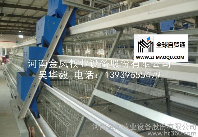 陕西地区三层蛋鸡笼阶梯式鸡舍专用农业机械金凤直销