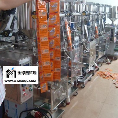 供应小袋液体包装机、三边封调料包包装机、上海包装机、包装机生产供应商、颗粒物料包装机、茶叶包装机、干料调味品包装机