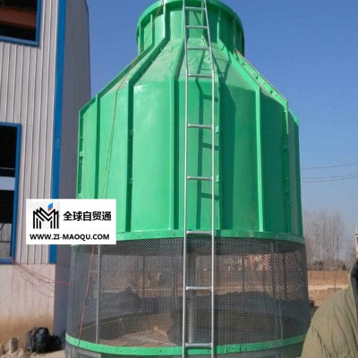 玻璃钢闭式冷却塔  注塑机冷却塔 圆形逆流式冷却塔 玻璃钢冷却塔 水循环冷却带水泵 工业散热制冷设备厂家