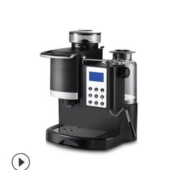家用自动咖啡机 研磨泵式冲泡一体拉花拿铁意式美式蒸汽奶泡机