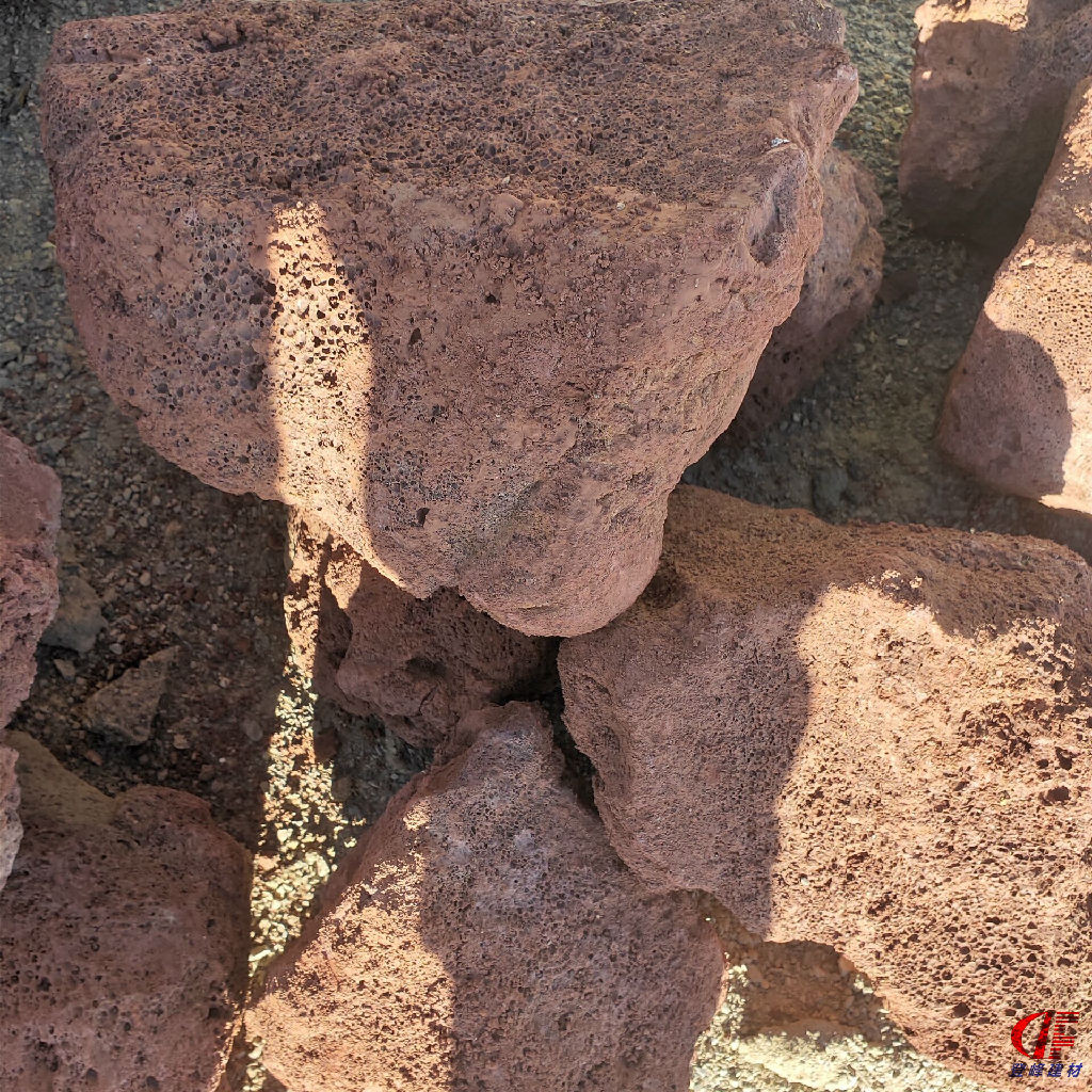 建筑火山石1-2厘米火山岩石材广西