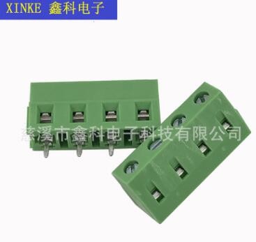 7.62MM螺钉式焊接PCB接线端子XK/KF128-7.62MM2P3P4P可拼接纯铜