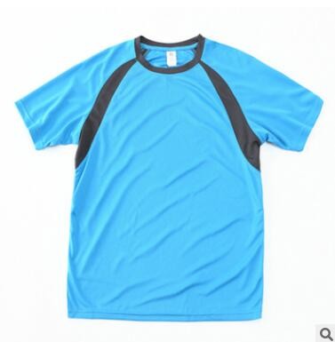马拉松跑步运动比赛速干衣服定制T恤印logo字广告文化衫圆领短袖