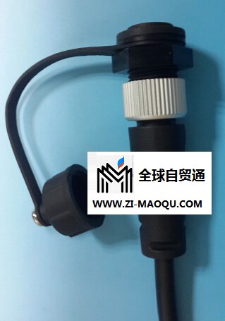 M12防水插头 M12防水连接器 IEC61076-2-104 M12 A-coding  金属款连接器 智能洁具