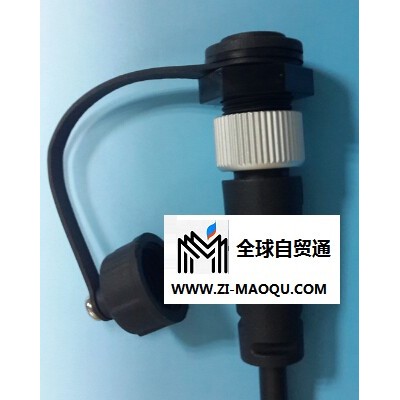 M12防水插头 M12防水连接器 IEC61076-2-104 M12 A-coding  金属款连接器 智能洁具
