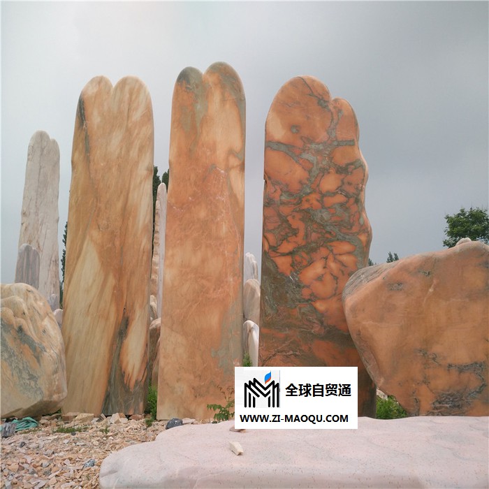 卖五彩石石材 七彩石天然 呈现出风采迥异的视觉结果