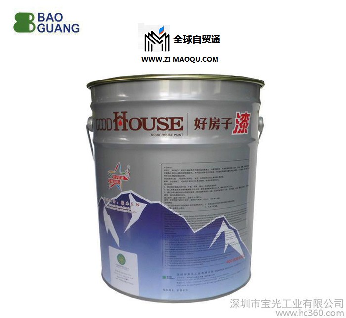 好房子漆 高光外墙乳胶漆 防霉防藻 耐候性好 20KG