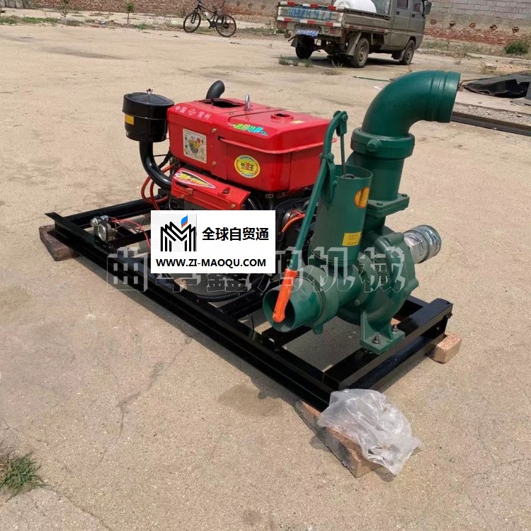 农用灌溉柴油抽水泵 柴油移动式防汛泵车 水利工程柴油抽水泵