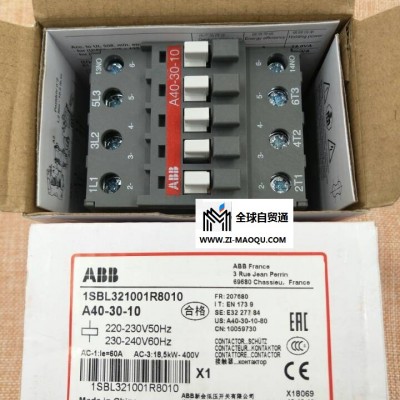 ABB接触器 1SFL477001R6911，AF145 特价现货
